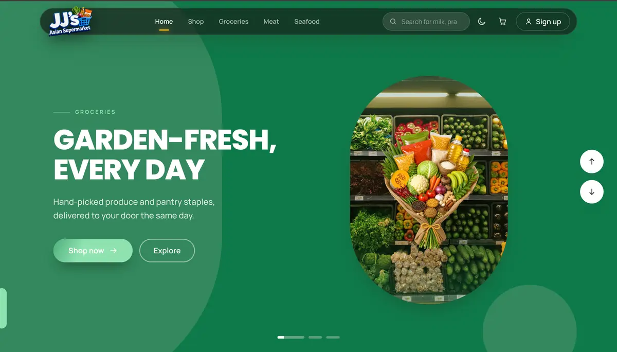 An online supermarket in Australia, an e-commerce store built and run on Distribook